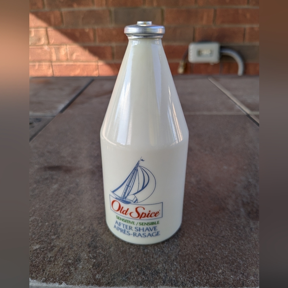 Old Spice Sensitive After Shave Bottle